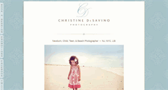 Desktop Screenshot of christinedesavino.com
